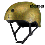 Triple 8 Deep Cover Helmet Gold Glitter